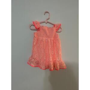 3x20 Daisy Fuentes Pink Lace Kids Formal Dress